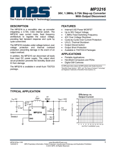 MP3216 - Monolithic Power System