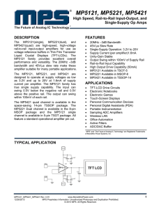 MP5121, MP5221, MP5421 - Monolithic Power System