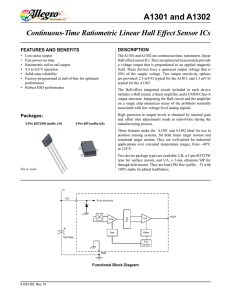 A1302KUA-T Datasheet - Allegro Microsystems