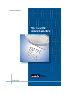 Chip monolithic ceramic capacitors