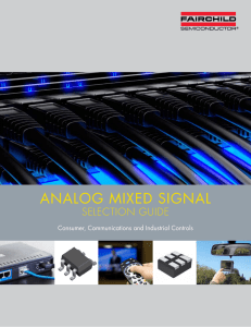 Analog Mixed Signal Selection Guide