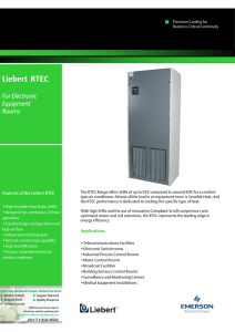 Liebert RTEC - Emerson Network Power