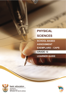 PHYSICAL SCIENCES