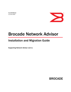 Brocade Network Advisor Installation and Migration Guide, v12.4.1