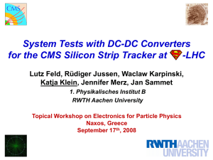 System Test with DC-DC Converters