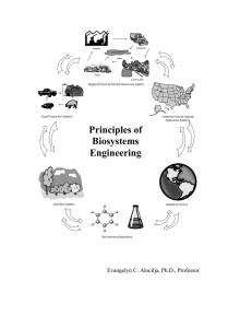 Principles of Biosystems Engineering