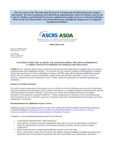 TASS Guidelines - American Society of Cataract and Refractive