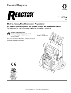 Reactor, Electric Proportioners, Electrical Diagrams, (English)