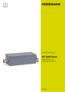 Product Information IBV 6000 Series