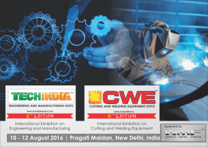 10 - 12 August 2016 | Pragati Maidan, New Delhi, India