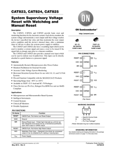 System Supervisory Voltage Reset with Watchdog and Manual Reset