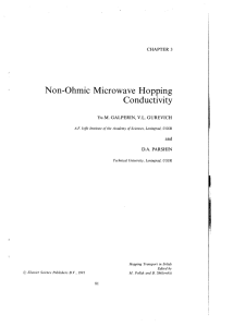 Non-Ohmic Microwave Hopping Conductivity