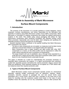 Guide to Assembly of Marki Microwave Surface Mount Components