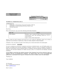 ETD 16/ T- 2 13-01-2016 - Bureau of Indian Standards