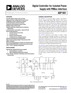 Analog Devices ADP1051-HSFB-240EB datasheet: pdf