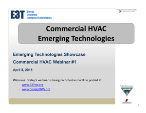 Commercial HVAC TAG Webinar #1
