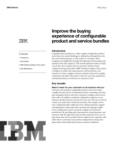 Improve the buying experience by automating product and service