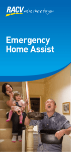 Emergency Home Assist Product Brochure