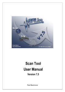 Scan Tool User Manual - EFILive Server