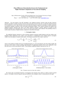 Phase Differences Determination between the Fundamental and