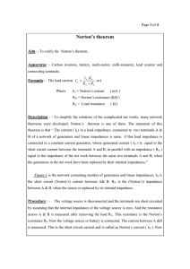 Norton`s theorem