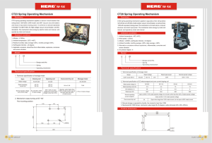 CT23 Spring Operating Mechanism C