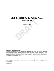 USB 3.0 CDR Model White Paper