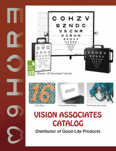 VISION ASSOCIATES CATALOG