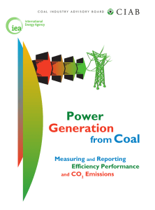 Power Generation from Coal - International Energy Agency