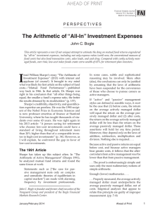 The Arithmetic of “All-In” Investment Expenses