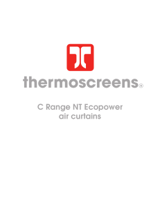 C Range NT Ecopower air curtains