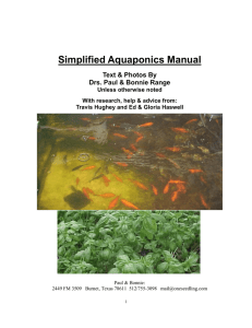 Simplified Aquaponics Manual