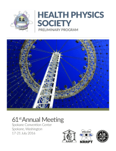 2016 Annual Meeting Preliminary Program