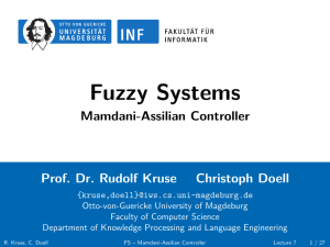 Fuzzy Systems - Mamdani