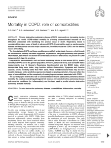 Mortality in COPD: role of comorbidities