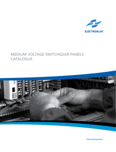 medium voltage switchgear panels catalogue
