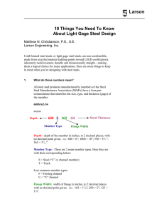 10 Things You Need To Know About Light Gage Steel Design