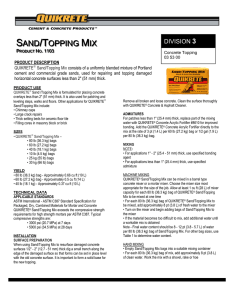 SAND/TOPPING MIX