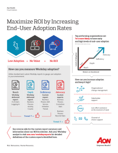 Maximize ROI by Increasing End-User Adoption