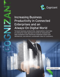 Increasing Business Productivity in Connected