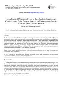 Modelling and Detection of Turn-to