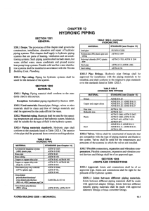 hydronic piping