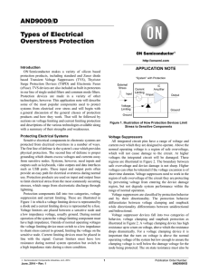 Types of Electrical Overstress Protection