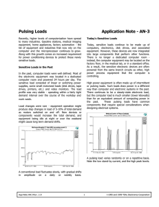 Pulsing Loads Application Note - AN-3