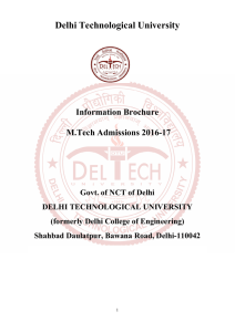 Delhi Technological University