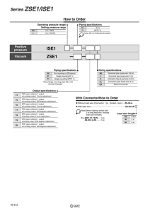 Series ZSE1/ISE1