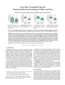 Error Bars Considered Harmful: Exploring