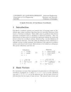 1 Introduction 2 Basis Vectors - University of California, Berkeley