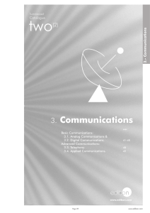 3. Communications