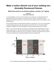 Make a motion dimmer out of your existing non